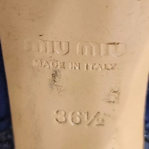 Miu Miu Calzature Donna Oltremare - Picture 8 of 8